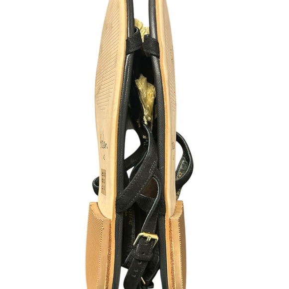 Boden Sarah black fringe sandals Size 42 or 10 1/2 - Picture 5 of 10